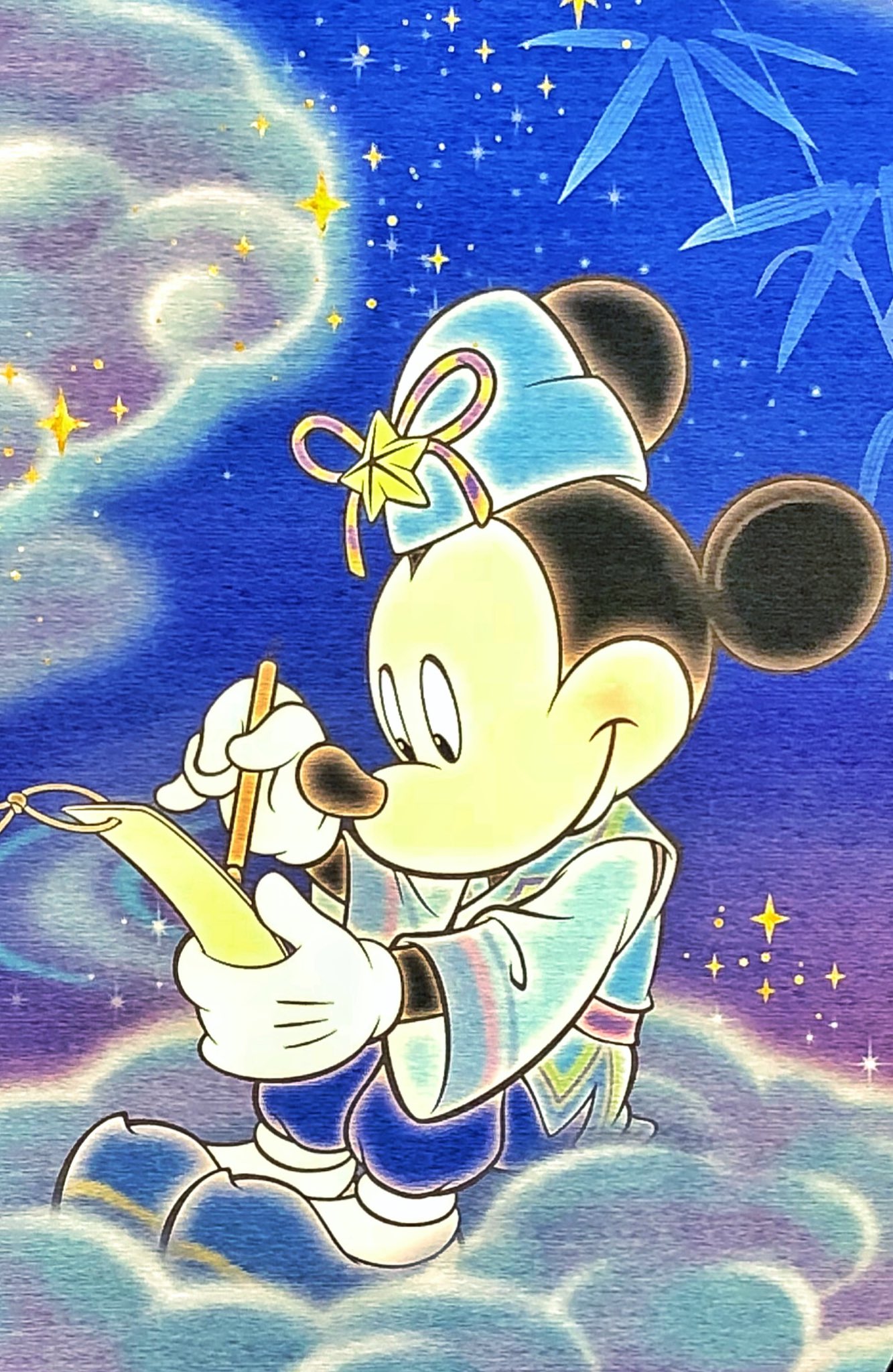 な え 七夕の柱のイラスト拡大あげ Disney七夕days18 T Co So6ozvlljt Twitter