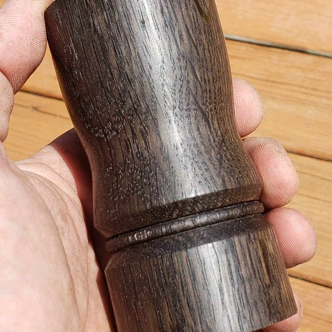 Eds_TnT's tweet photo. Haven't done a WoodScents in this species in a while, check out the centuries old grain darkened by mother nature, one of only a few oldest vaporizers on the earth #vaporizer #mmj https://t.co/0wcbN9EMcW
