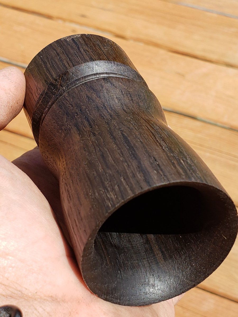 Eds_TnT's tweet photo. Haven't done a WoodScents in this species in a while, check out the centuries old grain darkened by mother nature, one of only a few oldest vaporizers on the earth #vaporizer #mmj https://t.co/0wcbN9EMcW