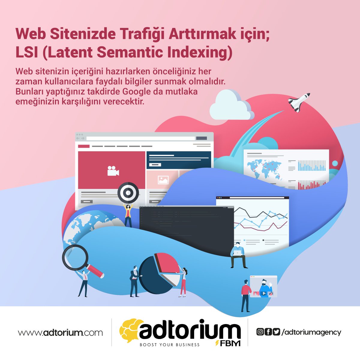 adtbilisim's tweet photo. Web Sitenizde Trafiği Arttırmak için;
LSI (Latent Semantic Indexing)

#blog #digitalmarketing #contentmarketing #business #Google #graphicdesign #socialmedia #webdesign #design #html5 #Facebook #Twitter

https://t.co/BhrZ5n4oeM
0850 425 24 24 https://t.co/75dvUP9KHV