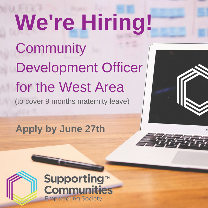SuppCommunities's tweet photo. Know someone who fits this bill? Spread the word! We're still looking for a #communitydevelopmentofficer in the West Area - applications due on June 27th. #jobs #jobseekers #jobfairy #Hiring #jobsni https://t.co/IXVdzwFnve https://t.co/Lj4vgx0YkX