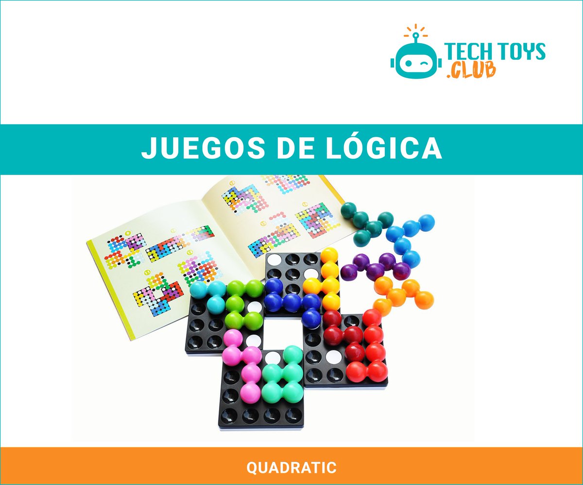 Quadratic es un puzzle de lógica súper entretenido, que necesitará de ingenio y reflexión para encontrar la solución correcta. ¡Ideal para todas las edades, niños, papás y abuelos!
#juegosdemesa #jugueteseducativos #juguetes #niños
#santiago #Chile #aprendojugando #logica #juegos