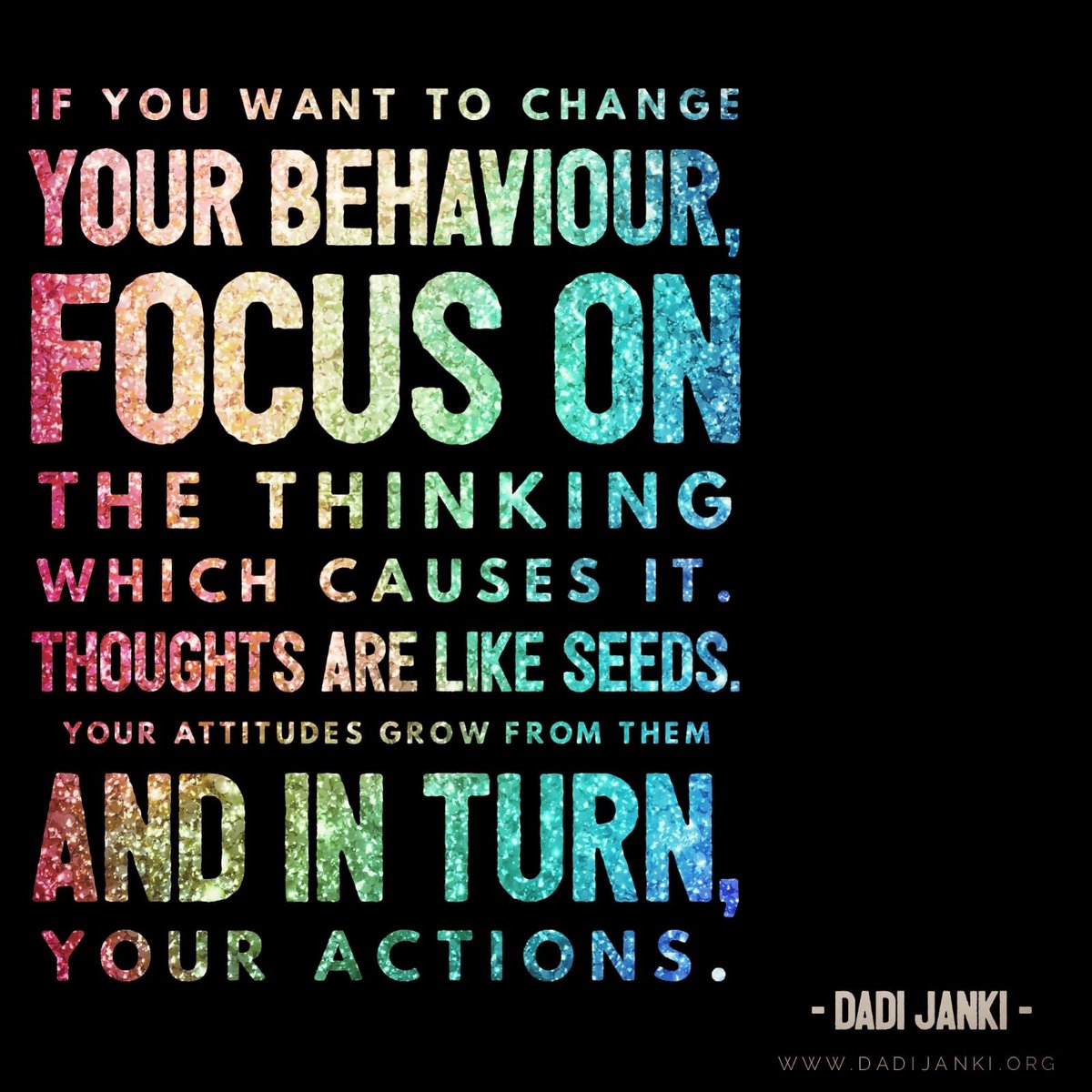 DadiJanki's tweet photo. To #change our life, we need to change the thoughts we feed our mind! #QuoteOfTheDay #MondayMotivation # mindfulness https://t.co/AvF7RJs7sZ