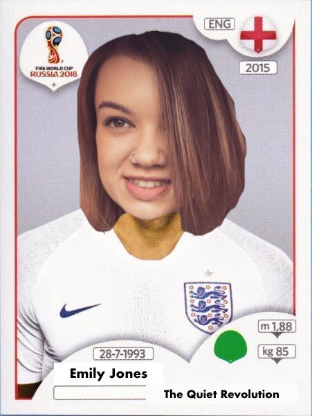 After her hat trick yesterday against Panama, Emily returns to The Quiet Revolution with a show that's packed to the rafters with local music stuff! A debut live session from Stephen White, a quick chat with <a href="/merrym_n/">Merrym'n</a> and new music from <a href="/sonsofclogger/">sonsofclogger</a>. Back of the net!