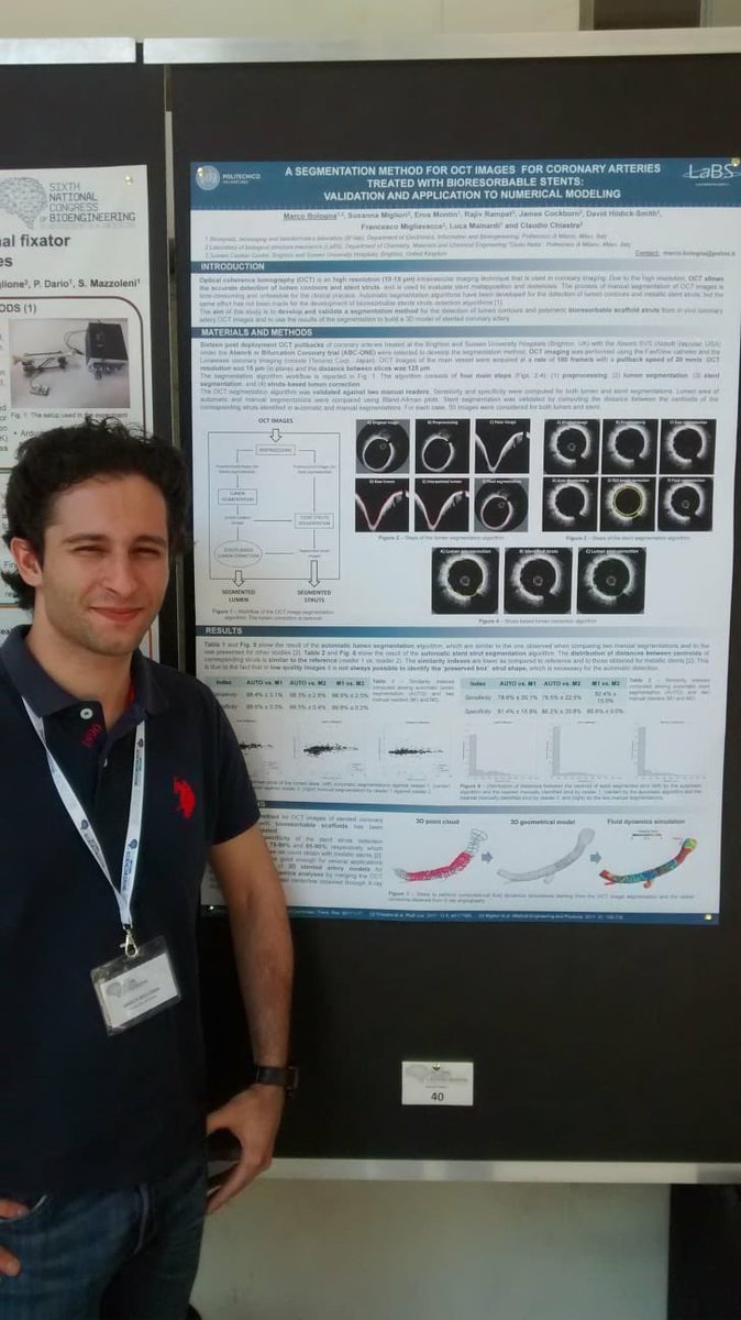 LaBS_Polimi's tweet photo. Poster time for LaBS people @GNB_2018 @polimi about skeletal #distrophy, spinal #metastasis, uremic #microcirculation and bioresorbable #stent. Well done!
@Udio_NT https://t.co/MlSsSgJAuu