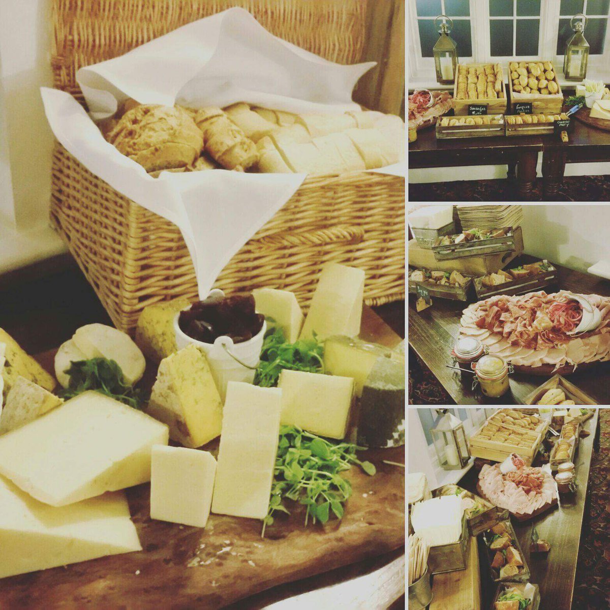 One of our most popular evening catering options - ploughmans platter. Keeping your guests well looked after and dancing the night away. #wedding #weddingvenue #essex