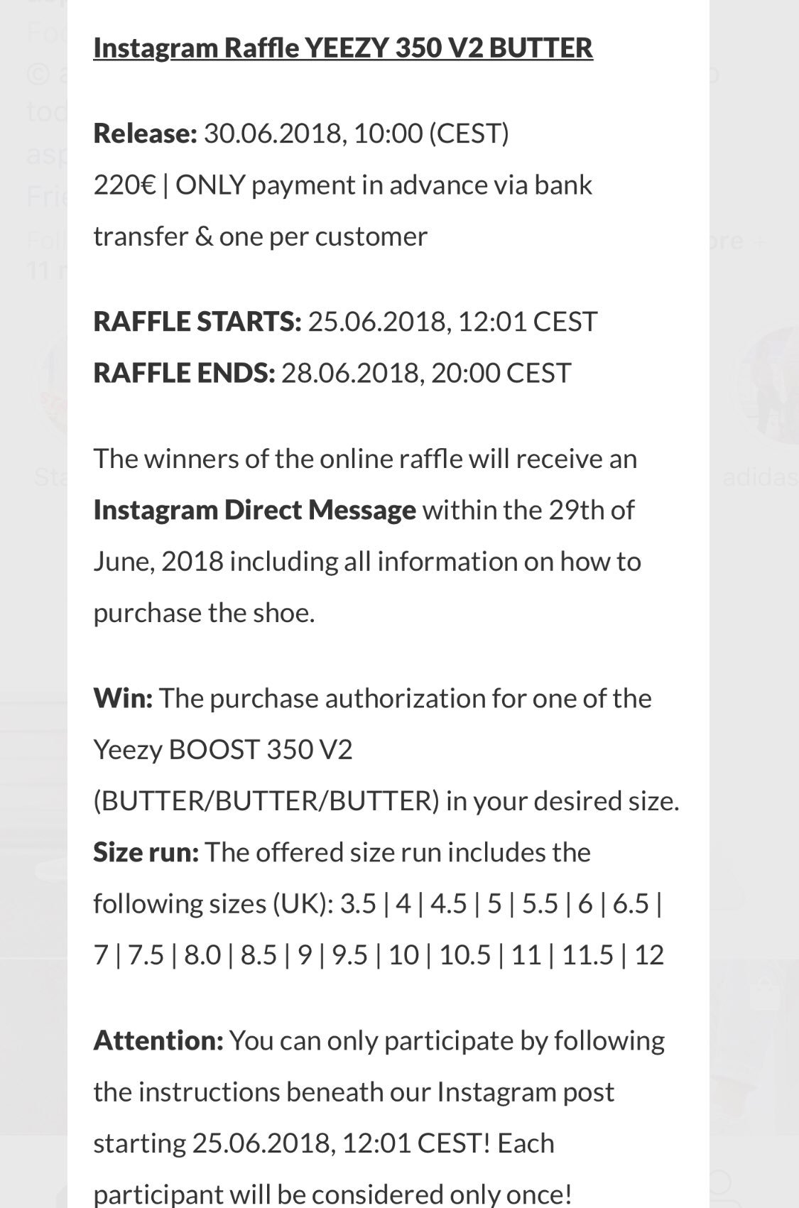 Eastern Nat Far SNKR_TWITR on Twitter: "Asphaltgold IG raffle for the Yeezy Boost 350 V2  “Butter” #snkr_twitr https://t.co/IX9kcO3qte" / Twitter