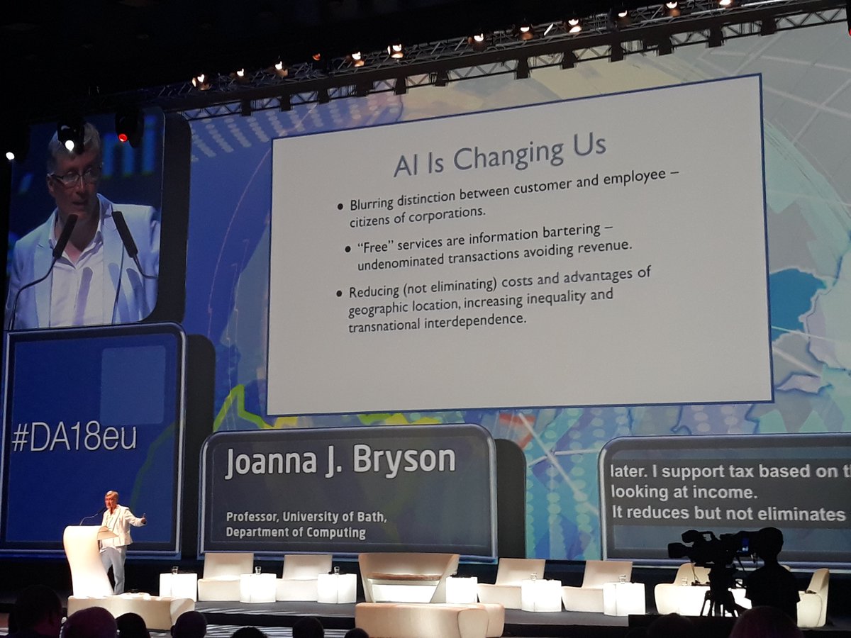#ai will change but not eliminate jobs @da2018eu