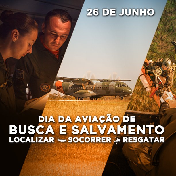 ⛑ ⛑ ⛑ 26 de junho é o dia de homenagearmos todos os nossos militares que atuam para salvar vidas! Eles atuam na Aviação de #BuscaeSalvamento.
Acesse fab.mil.br/buscaesalvamen… e confira informações, curiosidades, vídeos e fotos do trabalho desses grandes guerreiros. ⛑ ⛑ ⛑
