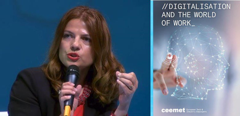 CEEMET's tweet photo. Sonja Šmuc @CEEMET Rep.& @GZSnovice GM -supported by 🇵🇱 @Okonski_Karol regulation should not stifle #innovation & #business. Legislators should use 'sand boxes' to test ➡️ https://t.co/8fjjvarozW for more info on #futureofwork #digitalisasiton #DA18eu #DigitalAssembly2018 https://t.co/0CFX8SmgFe