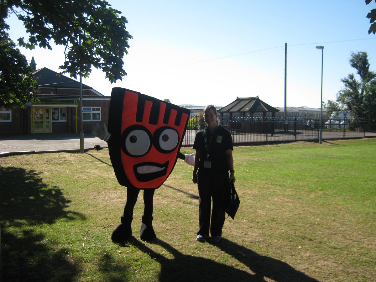 StNorbertCrowle's tweet photo. A great start to National School Sport Week, with our 'Strider' encouraging children to walk, scoot or cycle to school if possible. https://t.co/byQRA31Jmk