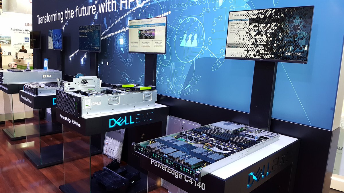 fiskraja's tweet photo. Booth Duty today @ISChpc. Come and say hi at Booth C-1210. #ISC18 #HPC #DELLEMC https://t.co/1PlNVEMRCe