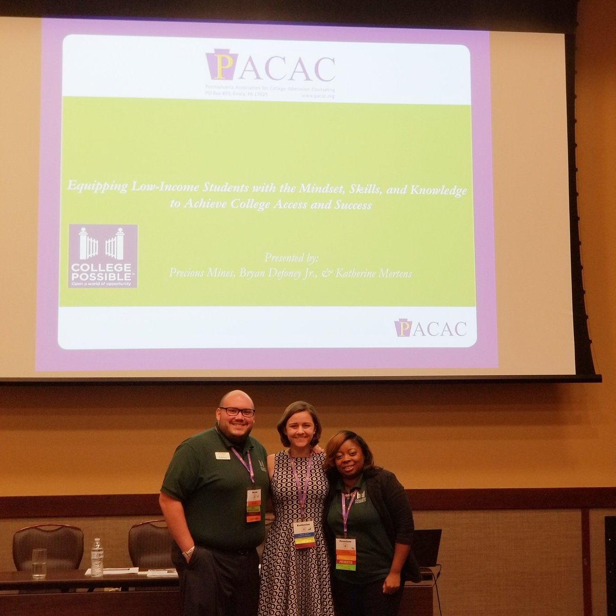 Precious_Won's tweet image. Great working with Bryan and Katie to deliver great content at @PACAC1954 . We thoroughly enjoyed leading a session &amp;amp; exemplifying the power in building strong partner relationships. #CollegePossiblePHL #PACAC #CollegeAccess #CollegeSuccess #HigherEd