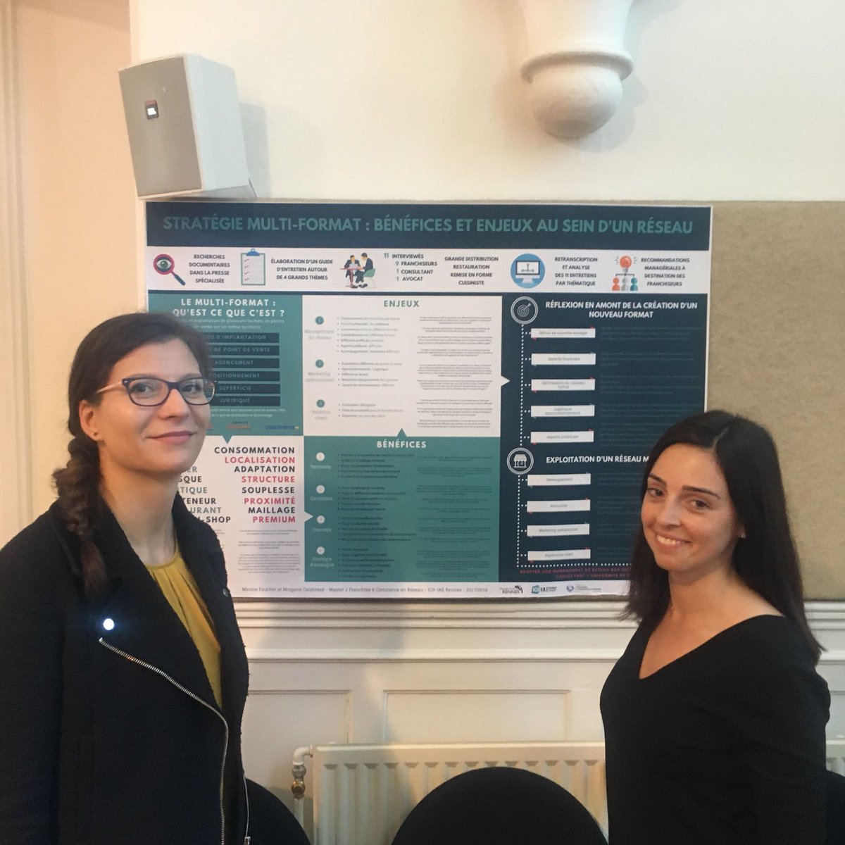 Félicitations @mcalabrese_kpmg pour ce beau travail présenté aujourd'hui à l' @IAERennes . C'est le résultat d'une implication sans faille aussi bien à l'école qu'au sein du service #Franchise &amp; Réseaux chez KPMG cette année.