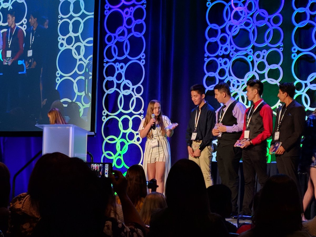 cwtennant's tweet image. Inspiring young people! Looking forward to creating opportunities for Student Voice in the fall. #ISTE2018 #OpelikaEdTech