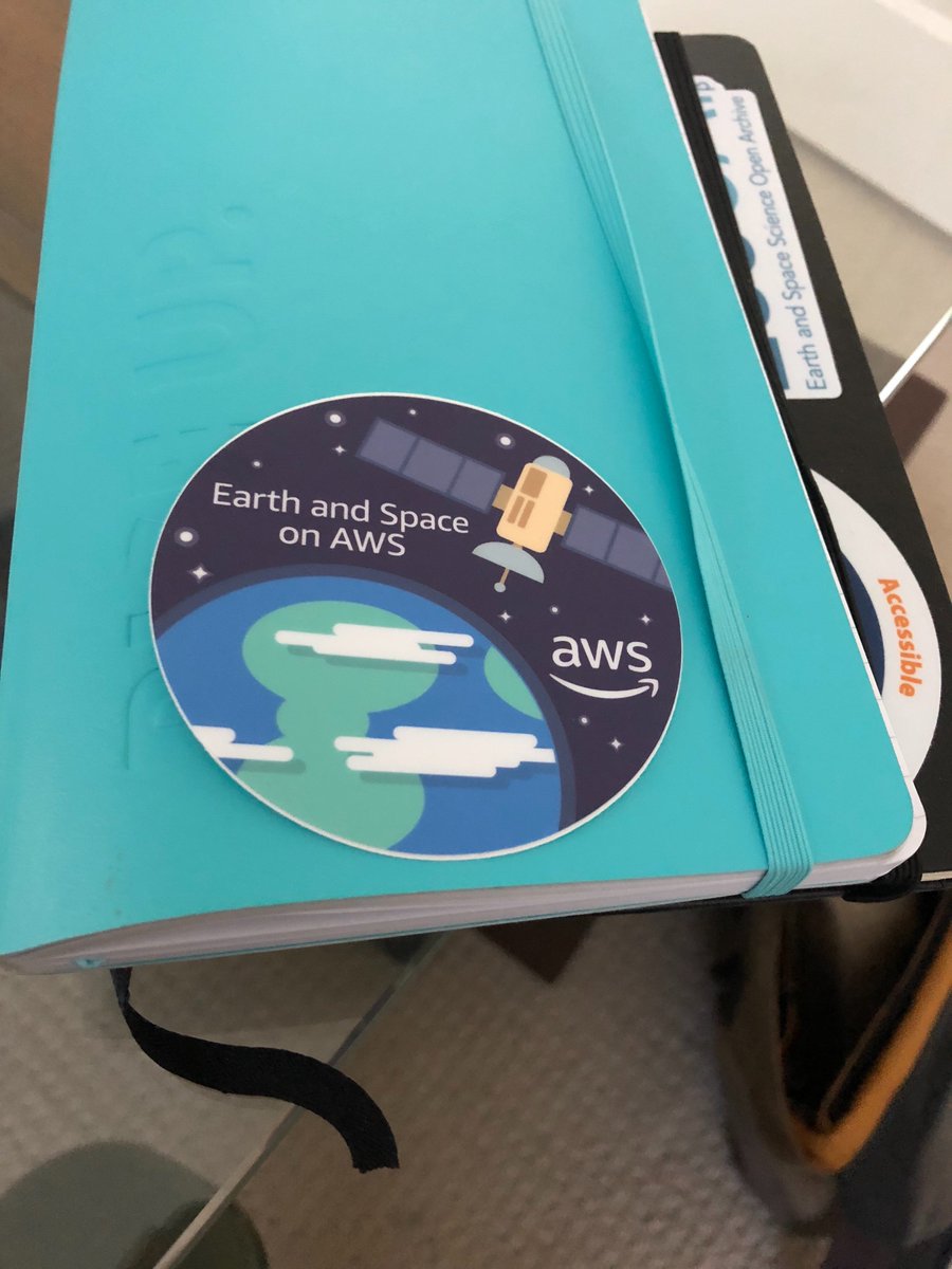 connector_erin's tweet image. Thanks, @TedHabermann for bringing me an #earthonaws sticker!