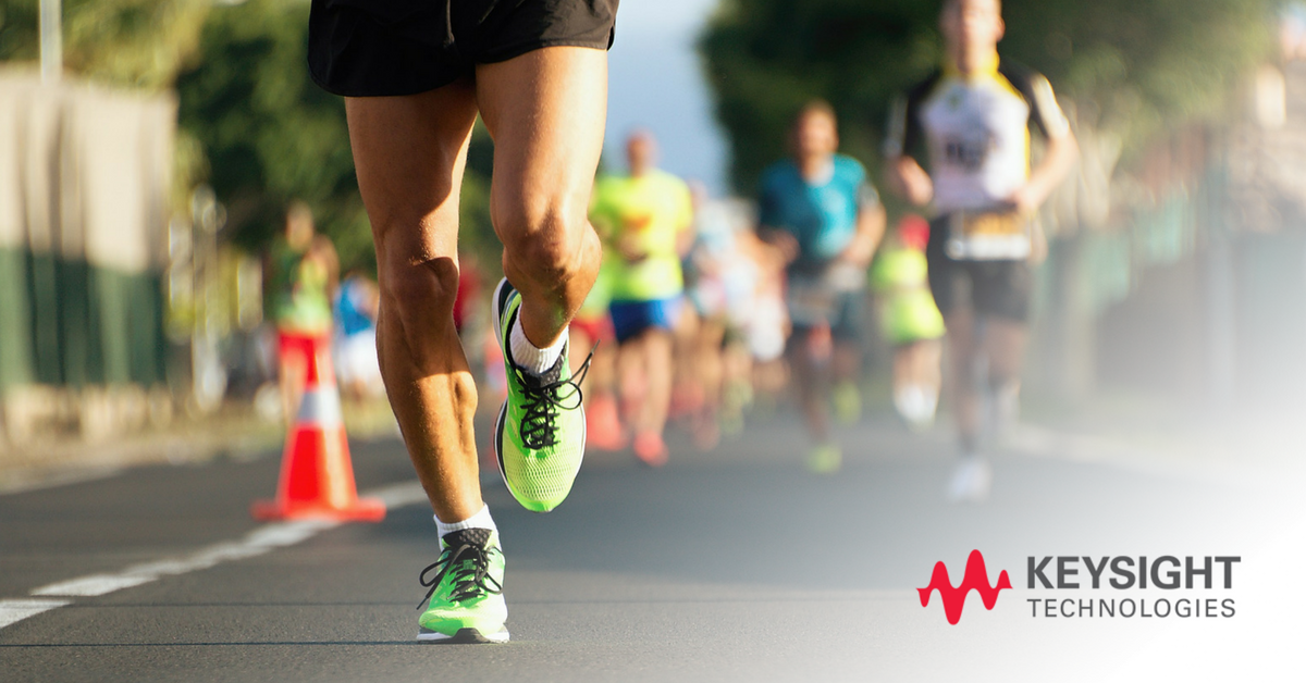 Keysight's tweet photo. Why, despite all the hype, #5G roll-out will be a marathon, NOT a sprint, says @MarieHattar ► https://t.co/kTeexIRuWy #KeysightBlog https://t.co/DS5oOK4M30