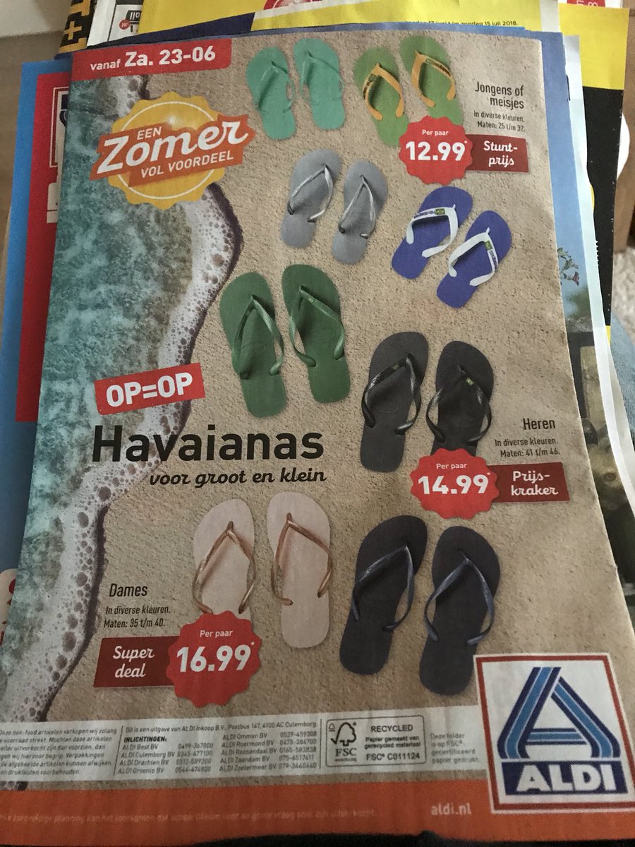 havaianas dames maten