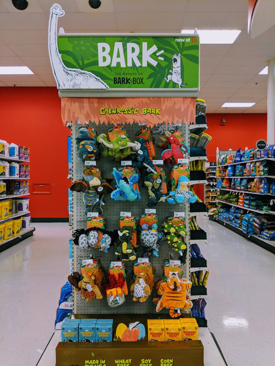 Dogs ♥️ Dino's! Chewrassic Bark by <a href="/bark/">BARK</a> is <a href="/Target/">Target</a> 108 ! Get your dog some prehistoric treats!
<a href="/Douglasammm/">Amber Douglas</a>
<a href="/christywood/">Christy Wood</a> <a href="/Tlbell21Keith/">kwb</a> @Whit0628 <a href="/paulapooh/">Paula Hertel</a> @