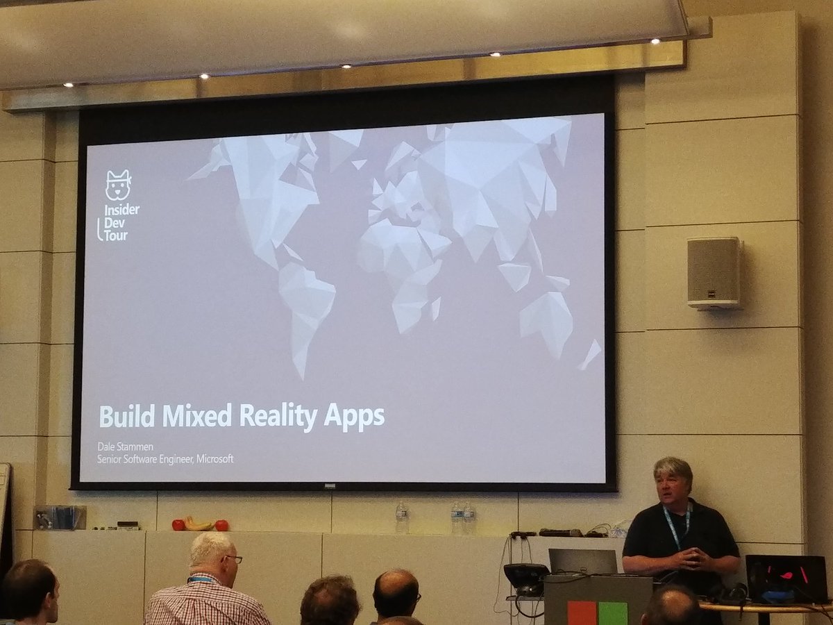 Finally, a proper use for Mixed Reality - put the helmet on on see Maple Leafs winning Stanley Cup. Everything is possible while Dale talking about MR at the Toronto Dev Insider Tour. #InsiderDevTour