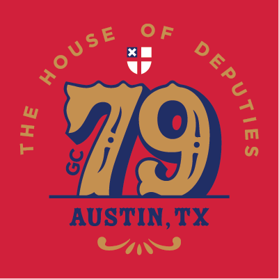 Here's the House of Deputies logo for #Episcopal #gc79 in Austin. See you soon.
