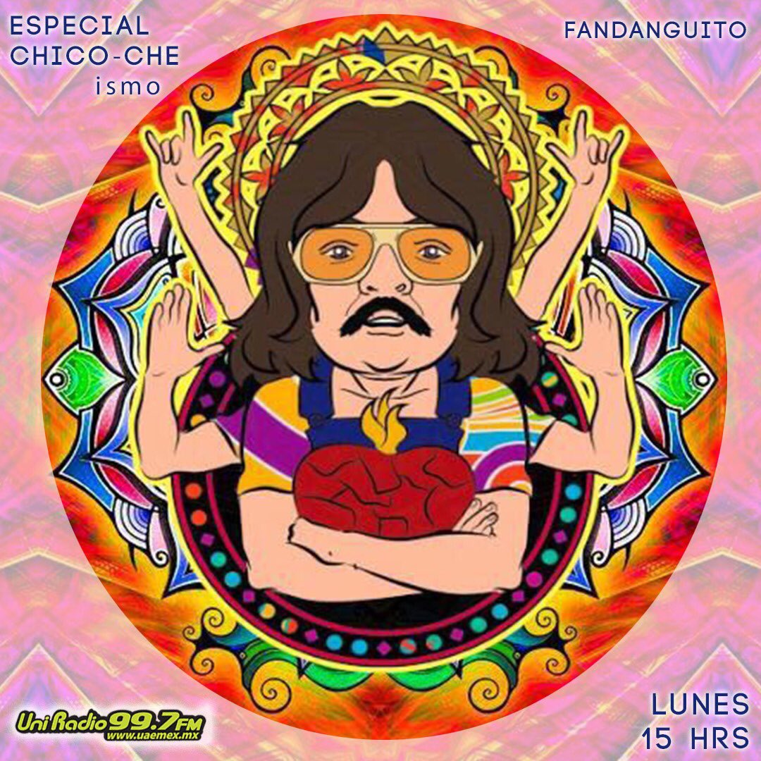 Acompáñennos en punto de las 15:00 hrs <a href="/elchicocheismo/">Chicocheismo</a> <a href="/CaravanaF/">Caravana Fantasma</a> <a href="/sabrofunks/">sabrofunks</a> homenaje a #ChicoChe por <a href="/UniRadio997FM/">UniRadio</a> <a href="/SonidoGallo/">SONIDO GALLO NEGRO</a> <a href="/LosSonex/">Sonex</a>.