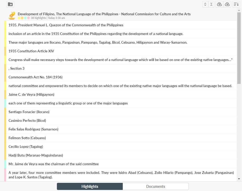 WEAVA!!! Highlighter Extension!!! Since I study a whole article first before writing a whole paper about it, I really need highlighters (especially for visual learners like me, we can't survive without highlighters, right?)  https://chrome.google.com/webstore/detail/weava-highlighter-pdf-web/cbnaodkpfinfiipjblikofhlhlcickei?hl=en