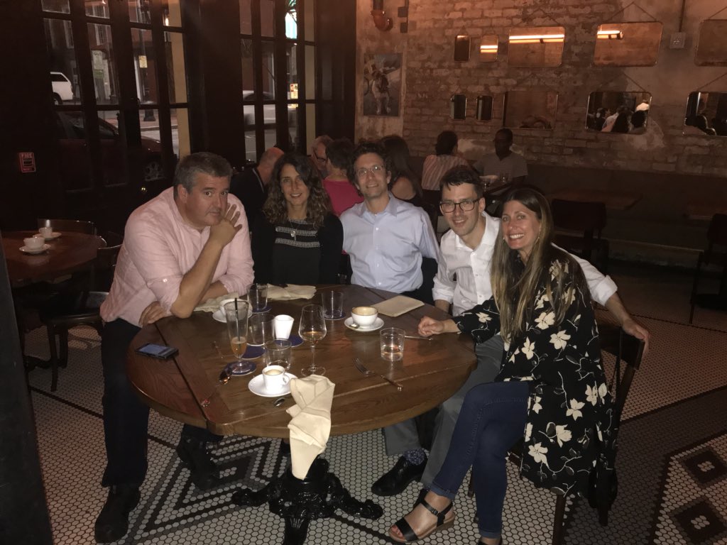 sarilampert's tweet photo. What a week! So many delicious meals and productive/interesting conversations in New Orleans with authors, booksellers, librarians, reviewers, colleagues and friends. @ABAbook #Ci6 and @ALALibrary #ALAAC18, until next time... https://t.co/99KWK7PkHU