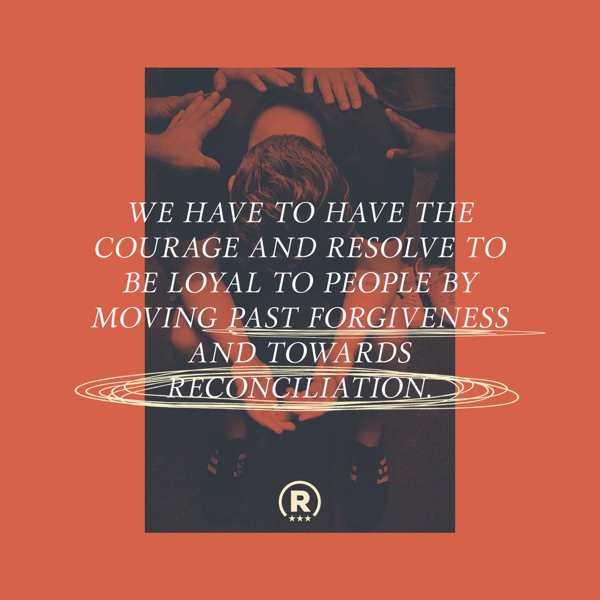 Rock_c3's tweet photo. Having Grit means not settling with forgiveness, but having the courage and resolve to pursue reconciliation. #grit #rockc3 https://t.co/legqi3htyN