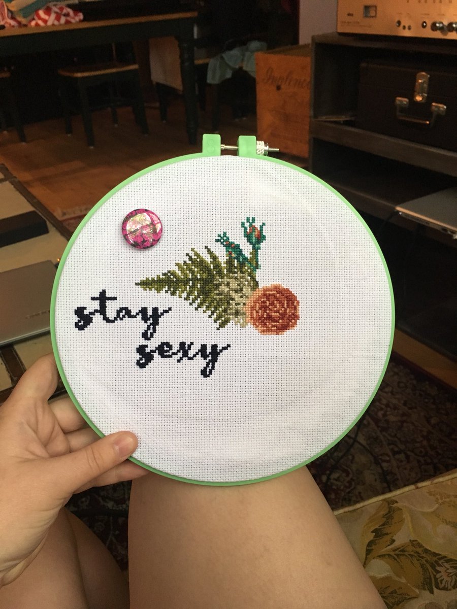 SassiStitchB's tweet photo. Stay sexy WIP!  Get the pattern at https://t.co/JJ6FT8k7cj

#crossstitch #subversivecrossstitch #notyourgrandmascrossstitch #sassycrossstitch #myfavoritemurder #crossstitchwip #murderino #murderinomakers #ssdgm #staysexydontgetmurdered #sassistitchboutique https://t.co/Pp2FNptBBT
