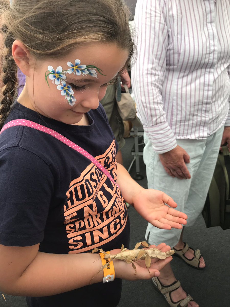 Jozeffi's tweet photo. #RothamstedFestival Ava and Edi had a fab time with the insects! https://t.co/ftjgt9WYGA