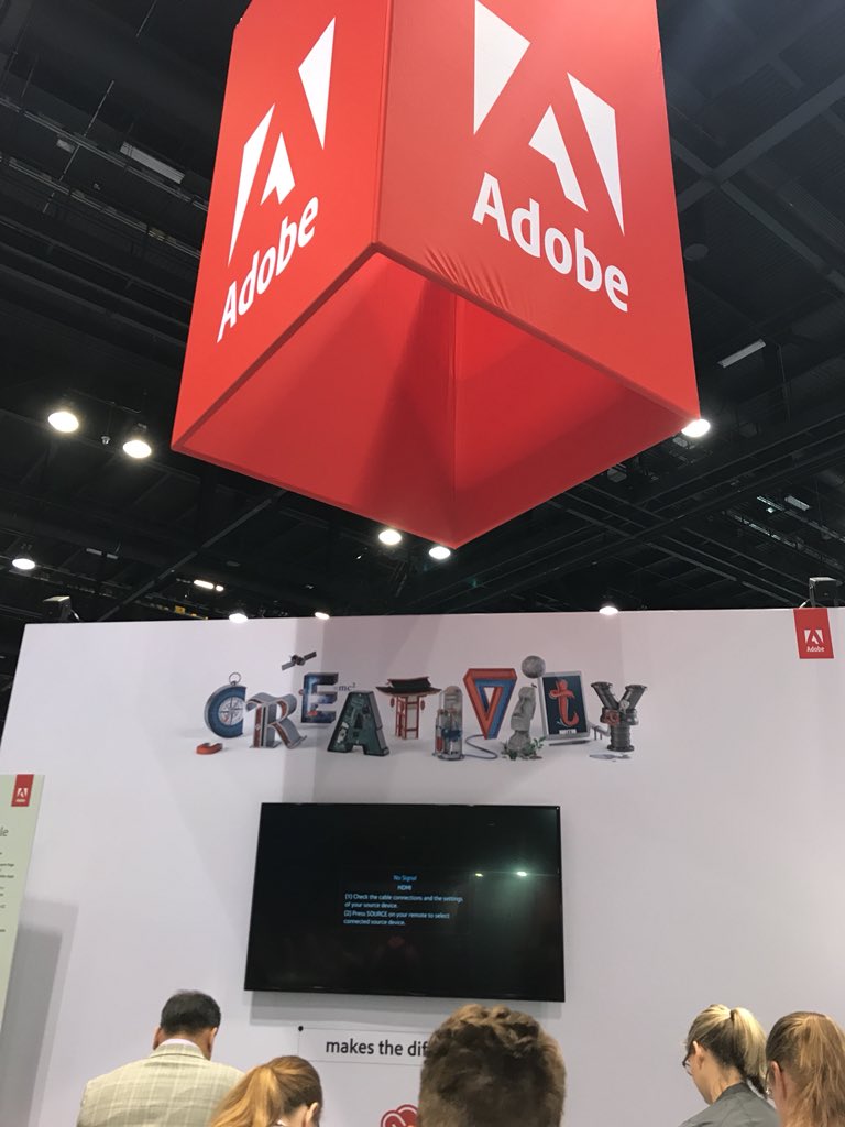 SotirasPaula's tweet photo. Adobe presentation and internet is down, lol! #educ702 #iste2018 https://t.co/VBQe1yTAeY