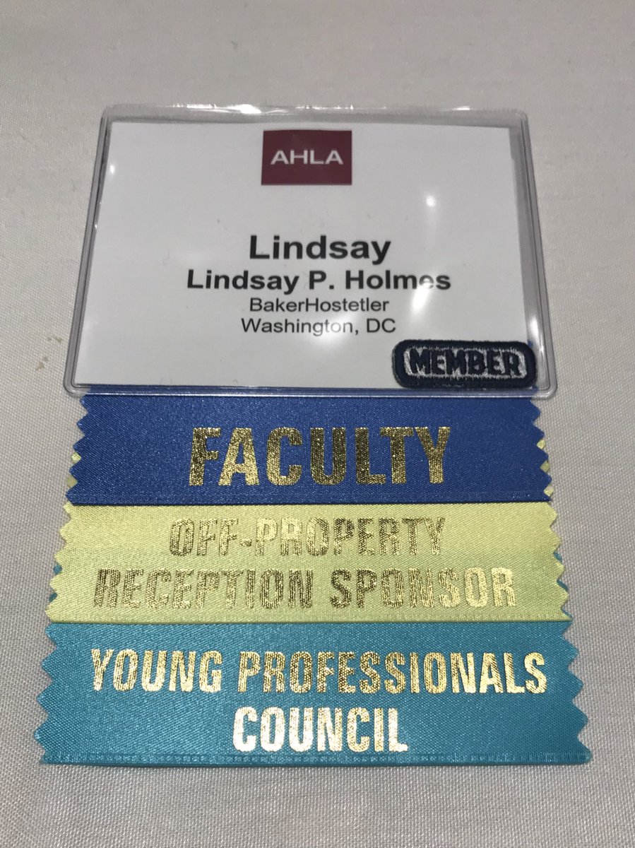 Lindsayph9876's tweet photo. Excited to get the Annual Meeting started! @healthlawyers #AHLA18 @AHLA_YP https://t.co/BavdQPb78s