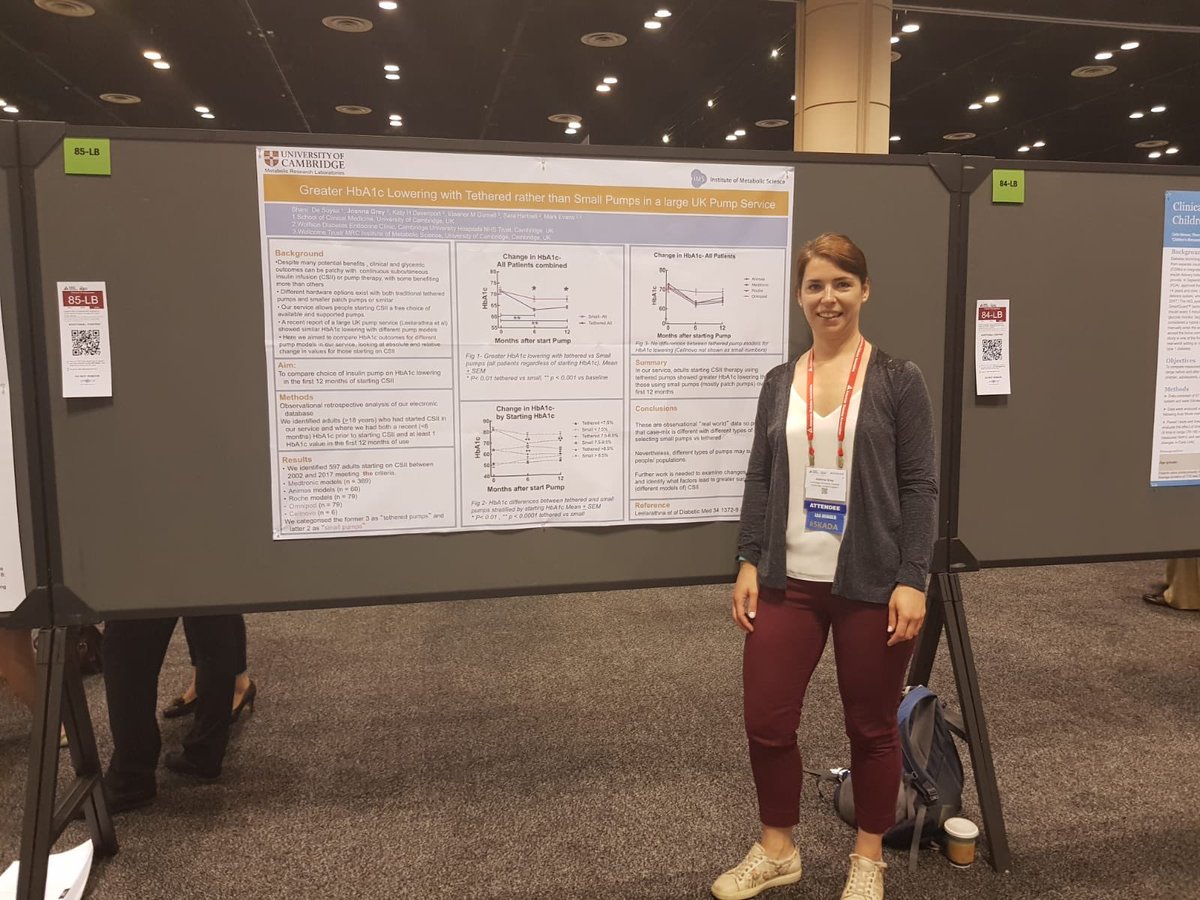 JoGrey82's tweet photo. Ready &amp; waiting for questions! #ADA2018 @CUH_Diabetes https://t.co/MmSNr4CCLN
