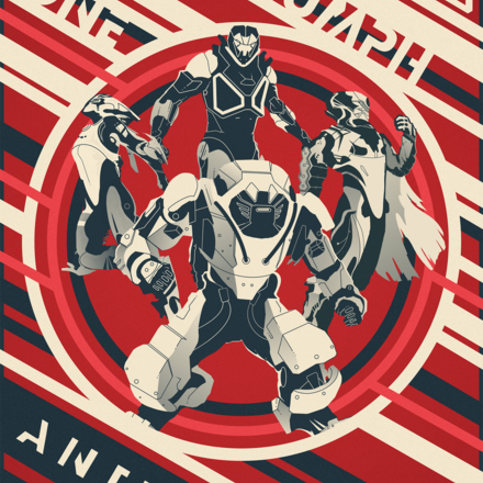 bioware's tweet photo. Triumph as one. 
🎨 by Lazare Gvimradze
https://t.co/qEVcnLbsnj https://t.co/lRgs6EFzUJ