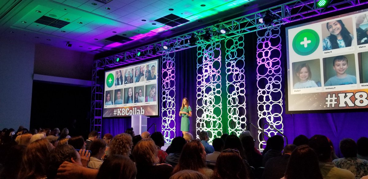 KyleHamstra's tweet photo. "I'm excited to share one of my passions... Behold... #GridPals!" I can feel the π from this @iste #isteignite @Flipgrid #flipgridambassador! Awesome idea, @BMcClelland24! #FlipgridFever #iste18 https://t.co/W2oKszrg1r