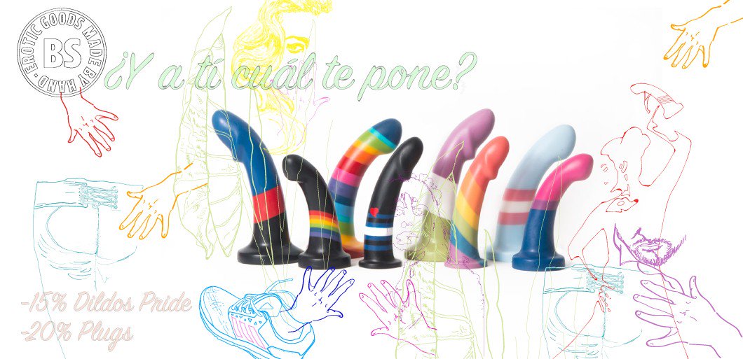 BSatelier's tweet photo. ¡Última semana para celebrar el Orgullo con nuestra familia Pride! Además de los descuentos, tenemos regalito sorpresa para todos los pedidos: https://t.co/dft2QSZiwh #MesOrgulloLGBT #Orgullo2018 #LGBT #PrideDildos #PridePlugs #PrideMonth #Pride2018 #LGBTPride #Queer #OrgulloGay https://t.co/uzheTaW1DP