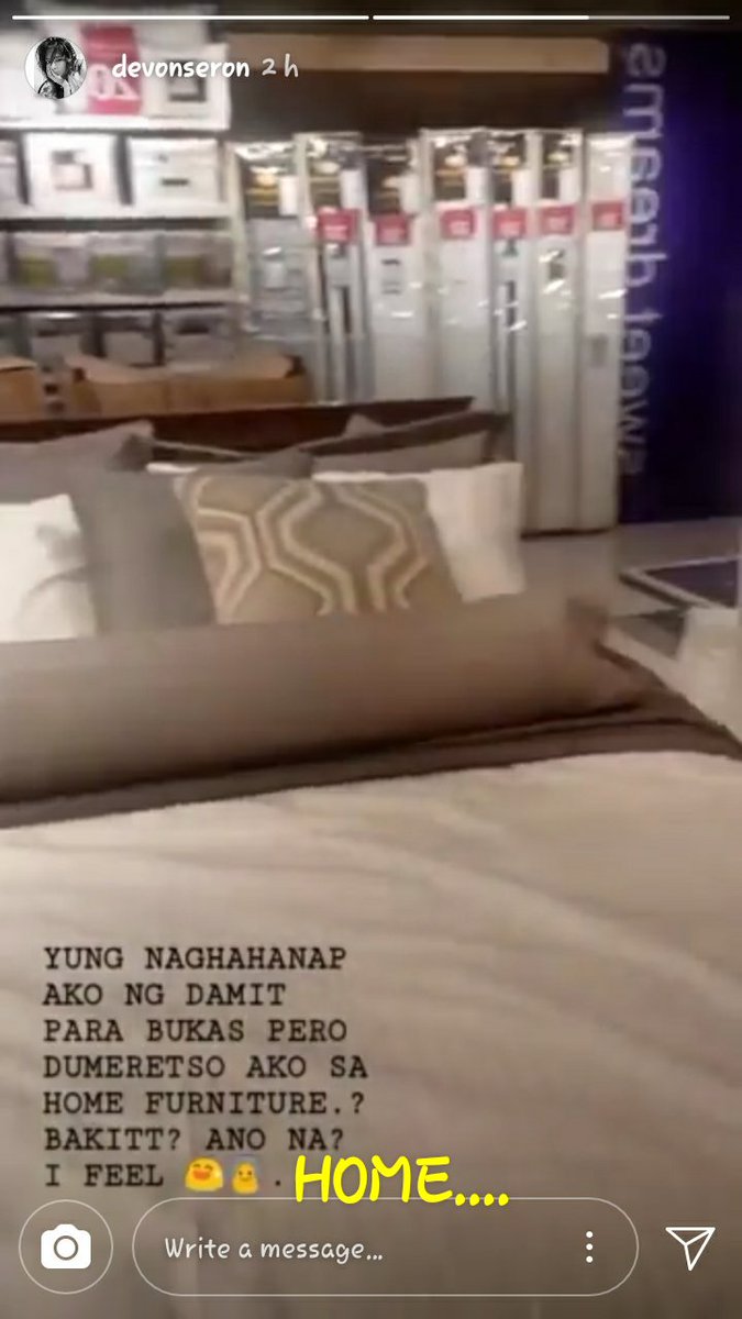 GretchenGxx's tweet photo. Hoyyyy faaamm! Hahahha. Yung ig story ni Devy. Dadagdagan ko lang yung sentence niya sa dulo ah. Bitin e.... may kaugnayan kaya to sa niretweet niya na quotes? Luh luh. Hahaha. So she feels home now? #ifyouknowwhatimean 😏
(Look at the picture) https://t.co/6dCpehKyZZ