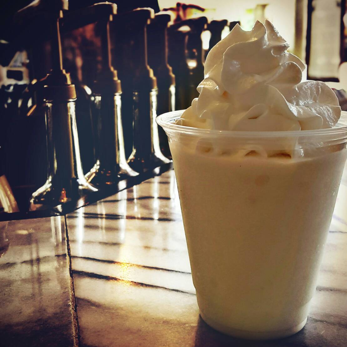 modocs_market's tweet photo. It's the Frappe of the week, and it has us feeling heavenly. Stop in for the Angel Food Cake frappe today! https://t.co/go6qfC4bYx