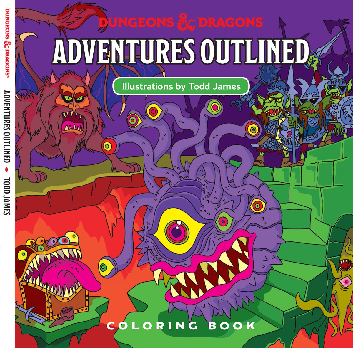 Todd James @ToddJamesREAS                      14s14 seconds ago
#Postingthisagain :) @Wizards_DnD X @ToddJamesREAS #Joinforces like a band of #Goblins eating broken crayons. #dropping A #coloring #book of #DND #MONSTERS #AdventuresOutlined