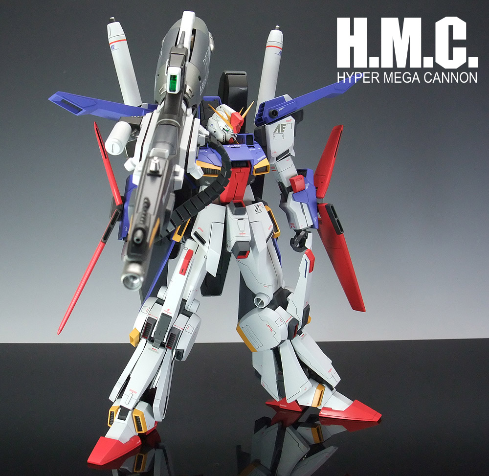 完成品紹介 MG ZZ GUNDAM徹底改修 MSZ-010S 強化型ZZ GUNDAM 旧MGZZ