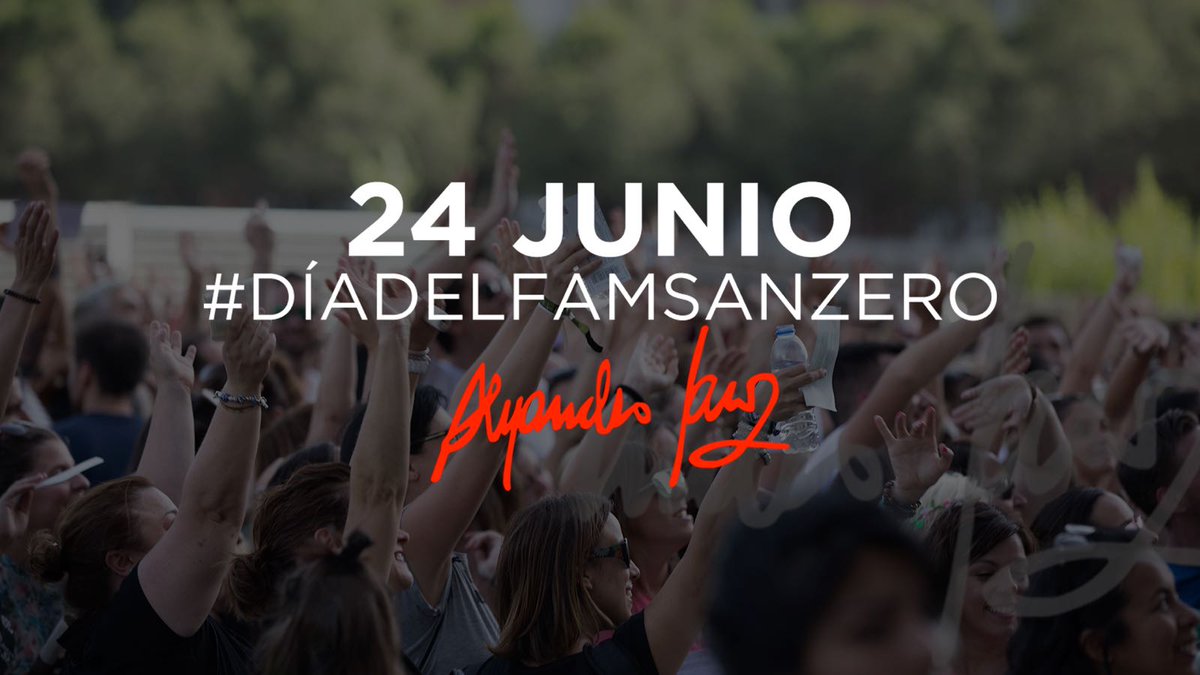 AlejandroSanz's tweet photo. Un año después de #MásEsMás me volvieron a emocionar... declaramos el 24 de junio como #DíaDelFamSanzero 😘😘😘
Les quiero ❤ #Fams #UnAñoDeMásEsMás https://t.co/4qCaNOI03L