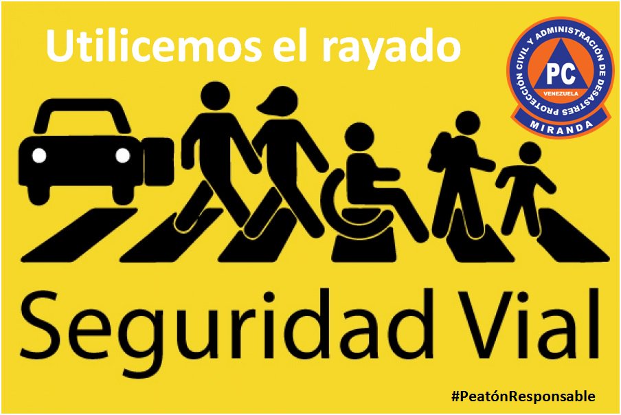PCADMiranda's tweet photo. Utilicemos el rayado #PCMiranda #MirandaSegura #EvitaAccidentes #PeatonResponsable https://t.co/14Ce9X1536