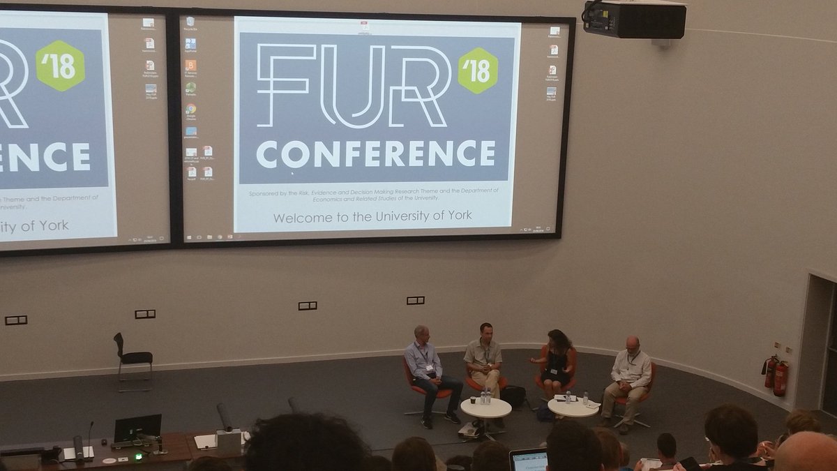 FUR_2018's tweet photo. The first round table are now happening. The topic is "Ambiguity in Dynamic Interactions" https://t.co/prRMYia1Ph