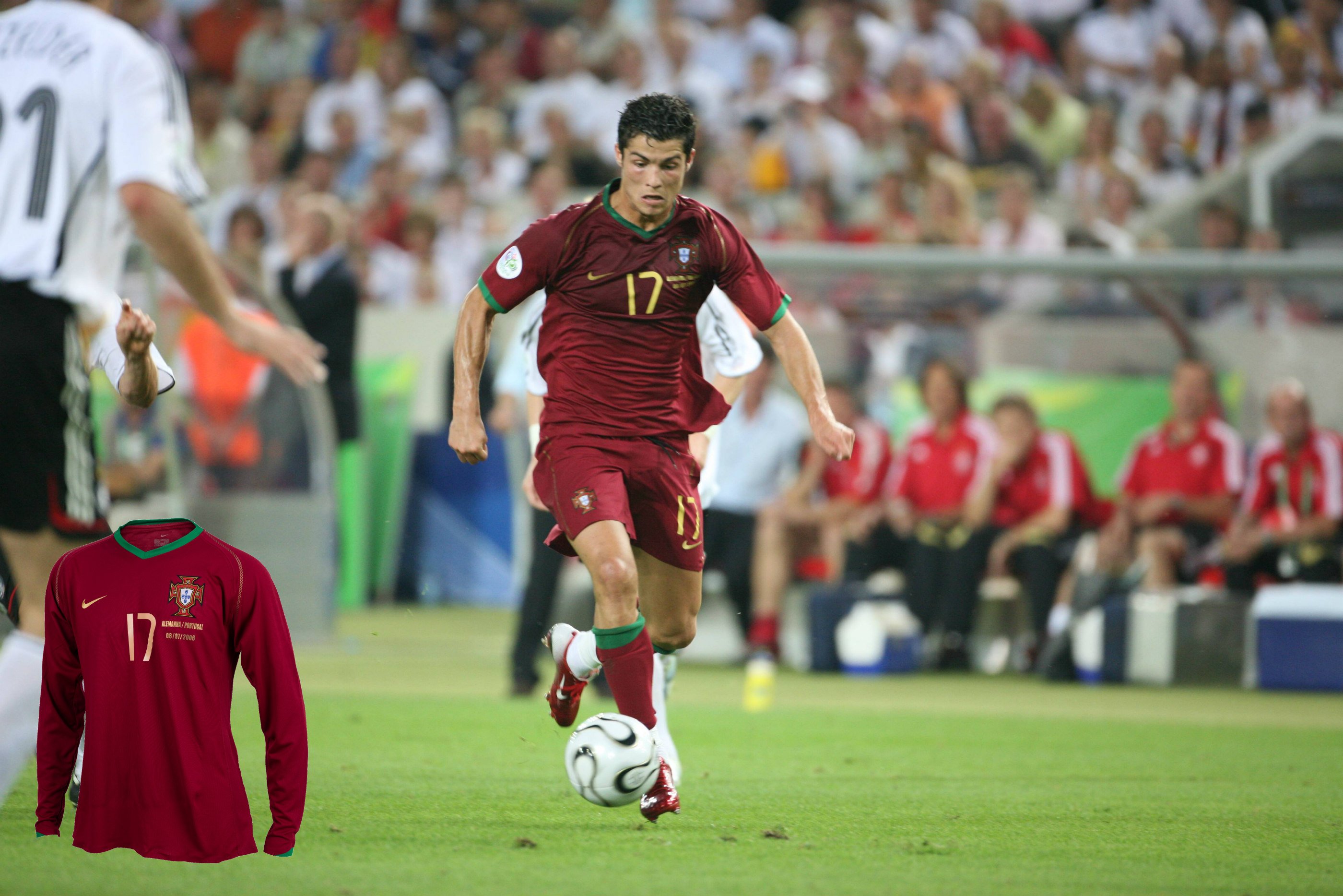 FIFA Museum on X Cristiano Ronaldo was just 21 when he played in his first WorldCup game for POR in 2006. Although he wore short sleeves on the day of the third place