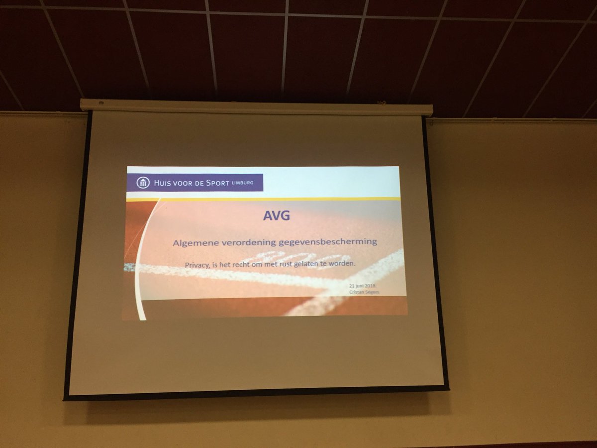 De laatste workshop over AVG vanavond voor alle verenigingen uit Valkenburg. Na vanvanond hebben we in 3 weken tijd zo’n 1450 verenigingen geïnformeerd tijdens onze bijeenkomsten