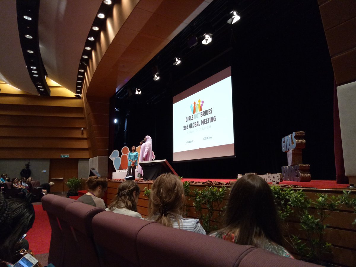 ss_sifat's tweet photo. Opening Ceremony of the 2nd Global Meeting of @GirlsNotBrides
#GNB2018
#YFCBD https://t.co/DO3Tf8GHiG