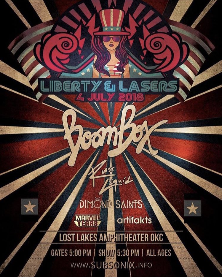 July 4th, join us for:

Liberty &amp; Lasers🇺🇸🗽 

Tickets: ticketfly.com/purchase/mobil…