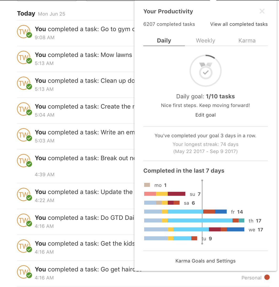 How long does todoist keep completed tasks How long does todoist keep completed tasks