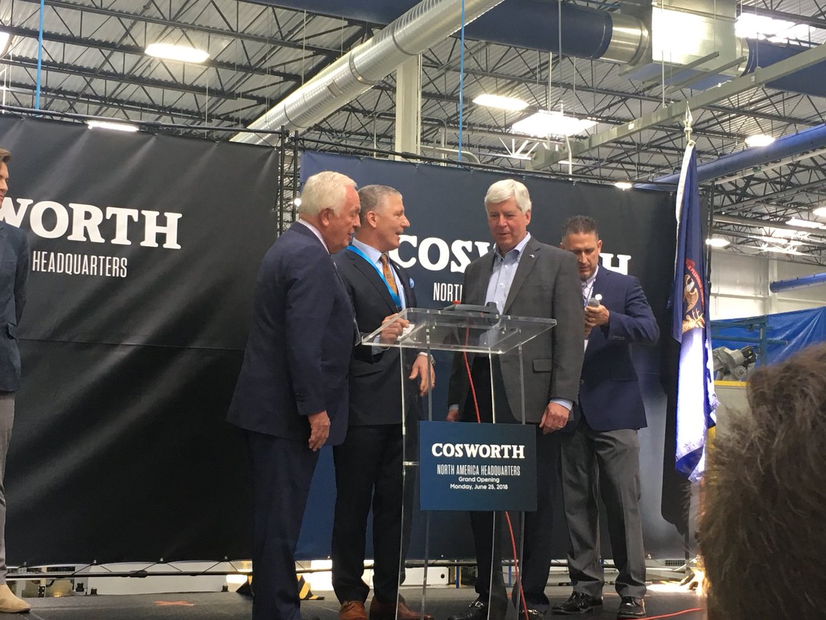 radvicky's tweet photo. Welcome to Macomb County Cosworth North America #highperformanceracing #mobility @MarkHackel @reajohnpaul @onetoughnerd @MacombNewsNow https://t.co/RLWNGG8hmt